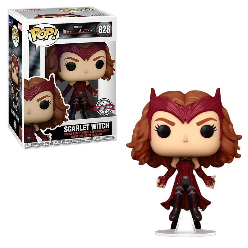 Фигурка Funko Pop WandaVision - Scarlet Witch #54437SE / Фанко Поп ВандаВижен - Алая Ведьма
