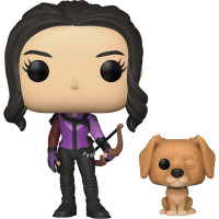 Фігурка Funko Pop Hawkeye - Kate Bishop with Lucky the Pizza Dog / Фанко Поп Соколине Око - Кейт Бішоп