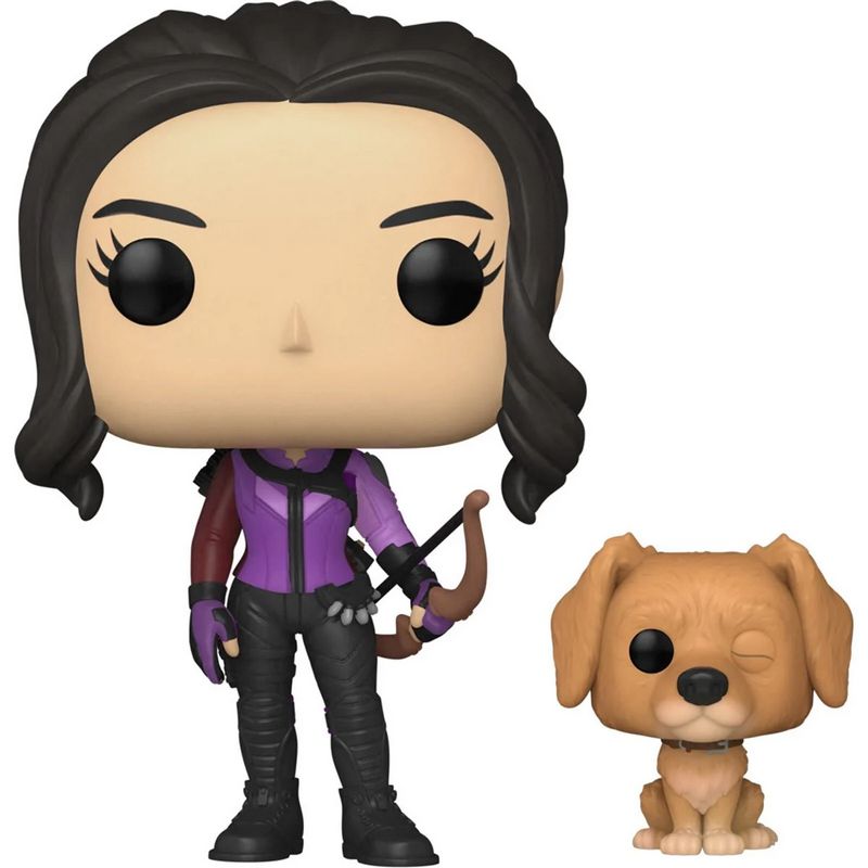 Фигурка Funko Pop Hawkeye - Kate Bishop with Lucky the Pizza Dog / Фанко Поп Соколиный Глаз - Кейт Бишоп