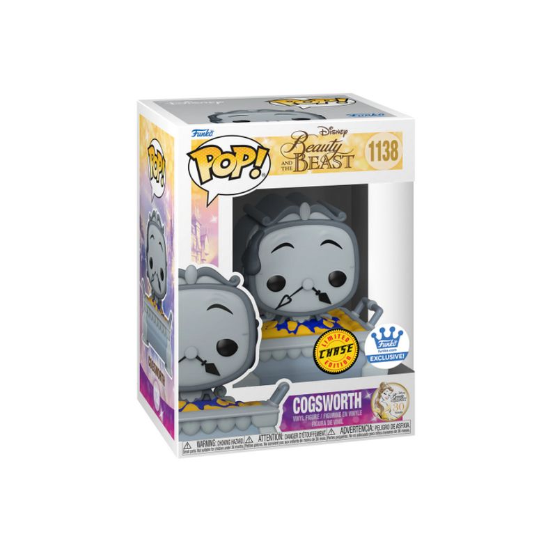 Фігурка Funko Pop Beauty and the Beast 30th - Cogsworth #58144C / Фанко Поп Красуня та чудовисько - Когсворт