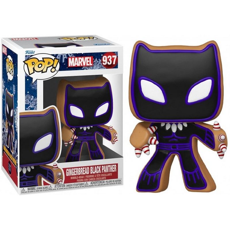 Фигурка Funko Pop Marvel Holiday - Gingerbread Black Panther / Фанко Поп Чёрная Пантера