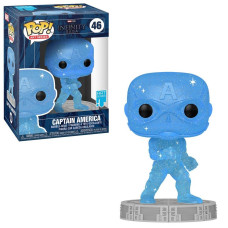 Фигурка Funko Pop Art Series Avengers Infinity Saga - Captain America / Фанко Поп Мстители - Капитан Америка