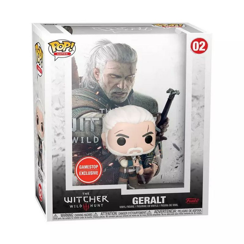 Фигурка Funko Pop Cover Witcher 3 - Geralt #56451 / Фанко Поп Ведьмак - Геральт