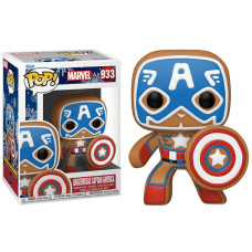 Фигурка Funko Pop Marvel Holiday - Gingerbread Captain America / Фанко Поп Капитан Америка