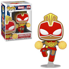 Фигурка Funko Pop Marvel Holiday - Gingerbread Captain Marvel / Фанко Поп Капитан Марвел