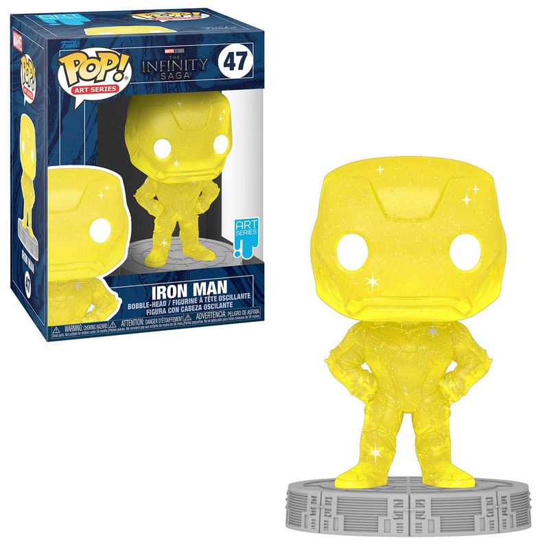 Фигурка Funko Pop Art Series Avengers Infinity Saga - Iron Man / Фанко Поп Мстители - Железный человек