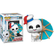 Фигурка Funko Pop Ghostbusters 2021 - Mini Puft (with Cocktail Umbrella) / Фанко Поп Охотники за привидениями - Зефирный Человечек