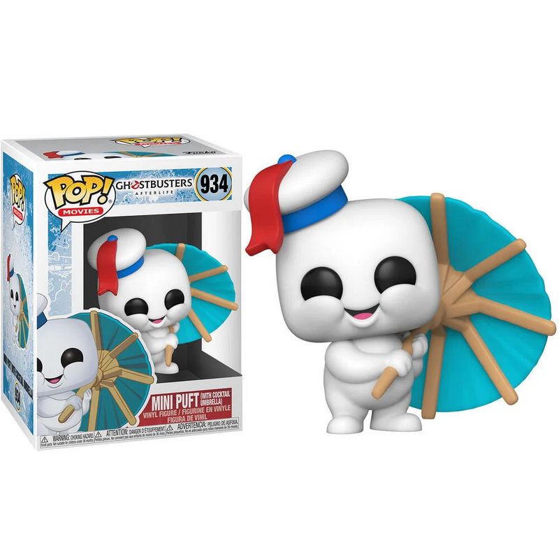 Фигурка Funko Pop Ghostbusters 2021 - Mini Puft (with Cocktail Umbrella) / Фанко Поп Охотники за привидениями - Зефирный Человечек