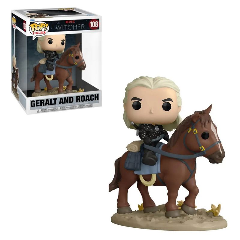 Фигурка Funko Pop Witcher - Geralt and Roach #58902SE / Фанко Поп Ведьмак - Геральт и Плотва