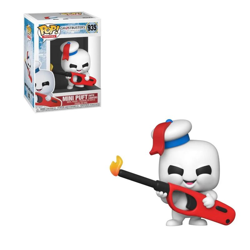 Фигурка Funko Pop Ghostbusters 2021 - Mini Puft (with Lighter) / Фанко Поп Охотники за привидениями - Зефирный Человечек
