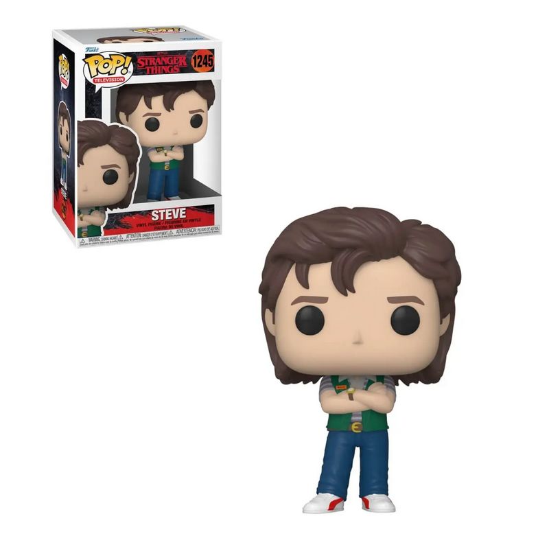 Фигурка Funko Pop Stranger Things S4 - Steve / Фанко Поп Очень странные дела - Стив