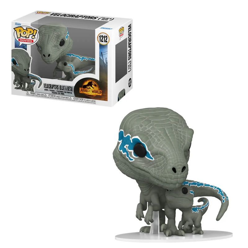 Фигурка Funko Pop Jurassic World Dominion - Velociraptors (Blue and Beta) / Фанко Поп Мир Юрского периода - Велоцираптор
