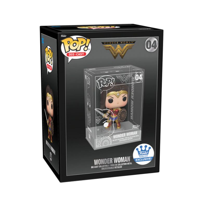 Фигурка Funko Pop Die-Cast Wonder Woman (with Sword and Shield) / Фанко Поп Чудо-женщина