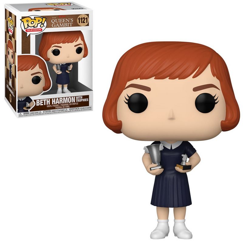 Фигурка Funko Pop Queen's Gambit - Beth Harmon with Trophies / Фанко Поп Ход королевы - Бет Хармон