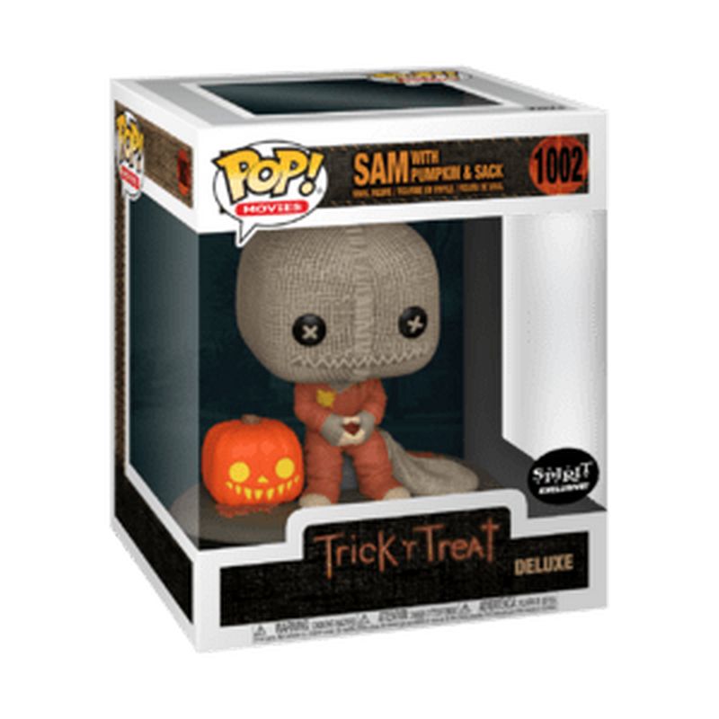 Фігурка Funko Pop Trick 'r Treat - Sam with Pumpkin and Sack Deluxe / Фанко Поп Гаманець або життя - Сем