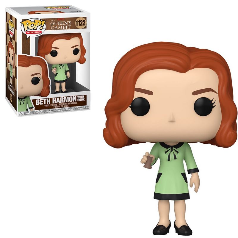Фигурка Funko Pop Queen's Gambit - Beth Harmon with Rook / Фанко Поп Ход королевы - Бет Хармон