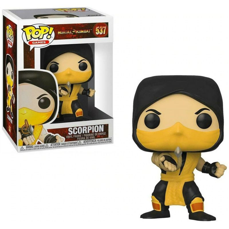 Фигурка Funko Pop Mortal Kombat - Scorpion / Фанко Поп Мортал Комбат - Скорпион
