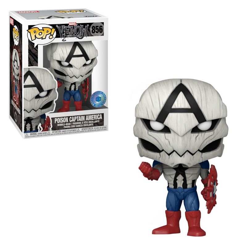 Фигурка Funko Pop Venom - Poison Captain America / Фанко Поп Веном - Капитан Америка