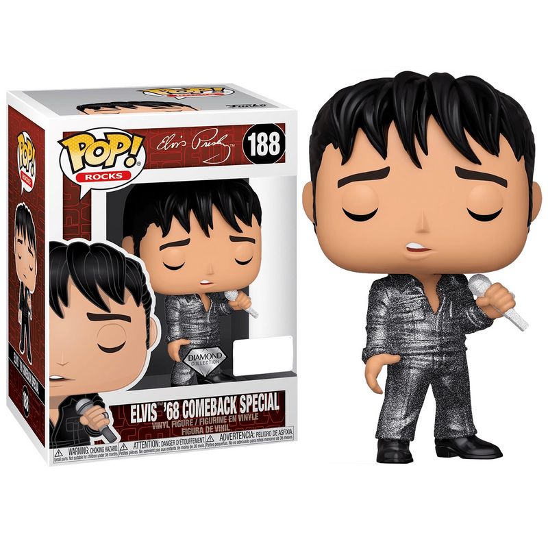 Фігурка Funko Pop Elvis Presley 1968 Comeback Special #36650 / Фанко Поп Елвіс Преслі