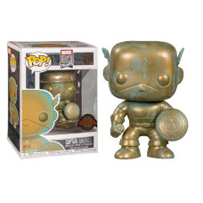 Фигурка Funko Pop Marvel 80th - Captain America (Patina) / Фанко Поп Капитан Америка