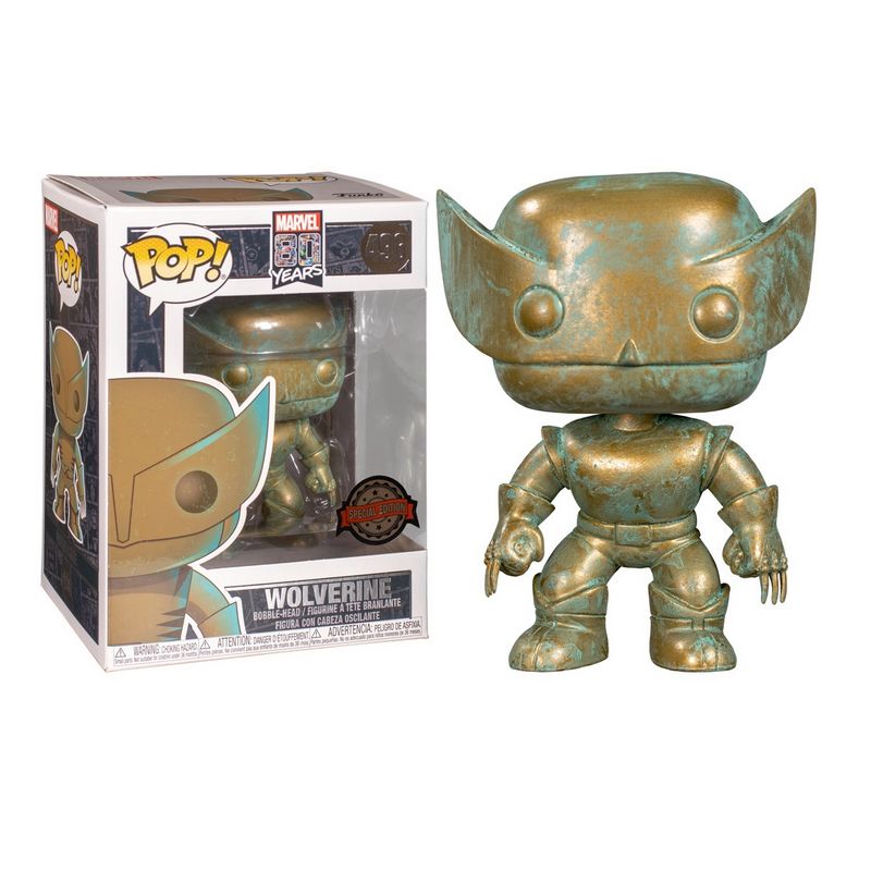 Фигурка Funko Pop Marvel 80th - Wolverine (Patina) / Фанко Поп Росомаха