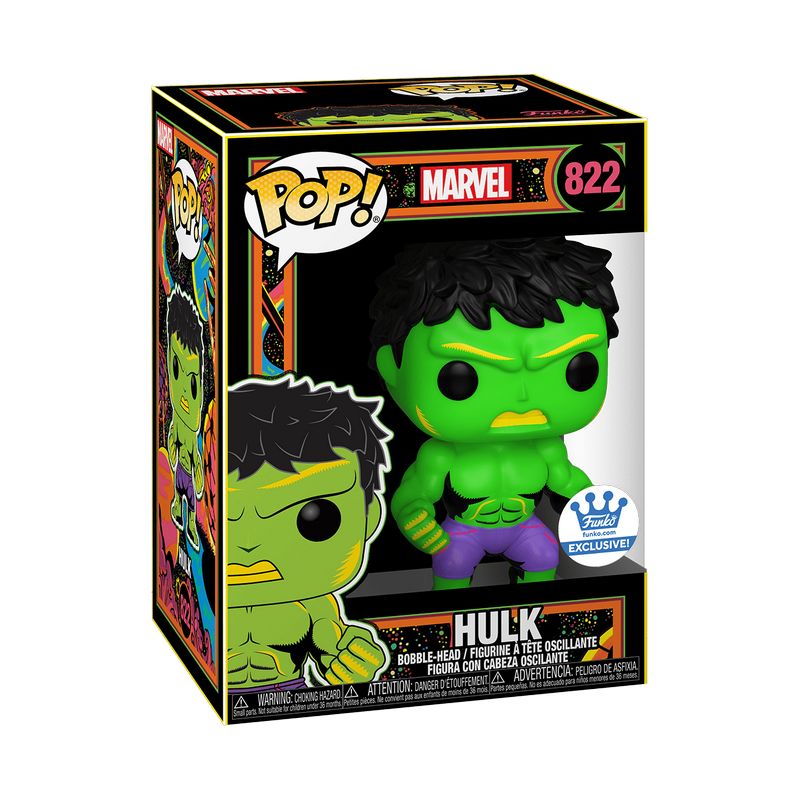 Фигурка Funko Pop Black Light Marvel - Hulk / Фанко Поп Халк