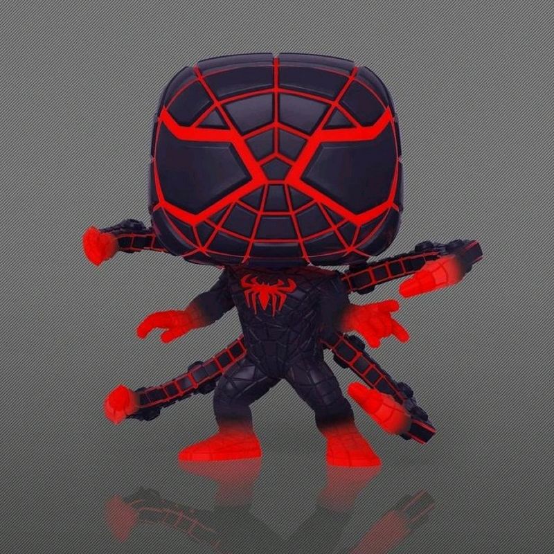 Фигурка Funko Pop Spider-Man Miles Morales Game (Programmable Matter Suit) #54436 / Фанко Поп Человек-паук Майлз Моралес