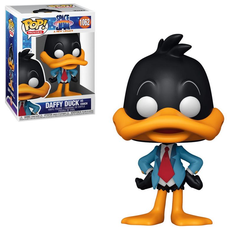 Фигурка Funko Pop Space Jam A New Legacy - Daffy Duck as Coach / Фанко Поп Космический джем - Даффи Дак
