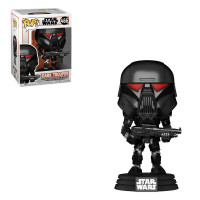 Фігурка Funko Pop Star Wars Mandalorian - Dark Trooper / Фанк Поп Зоряні війни Мандалорець - Темний солдат