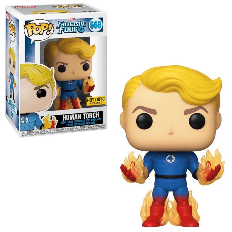 Фігурка Funko Pop Fantastic Four - Human Torch #569 / Фанко Поп Фантастична четвірка - Людина-Смолоскип
