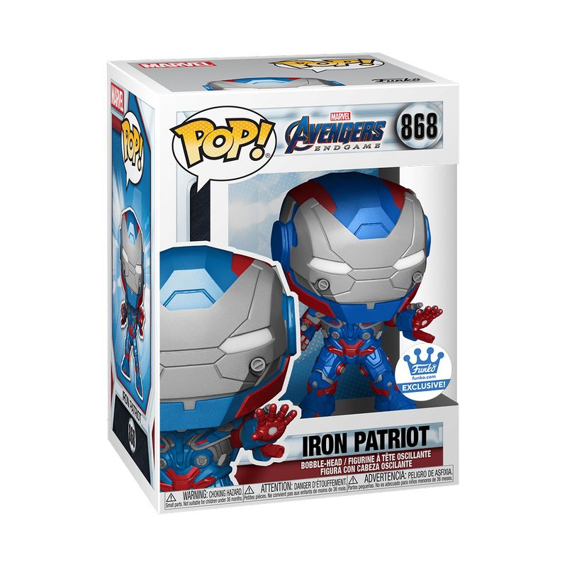 Фигурка Funko Pop Avengers Endgame - Iron Patriot / Фанко Поп Мстители - Железный патриот
