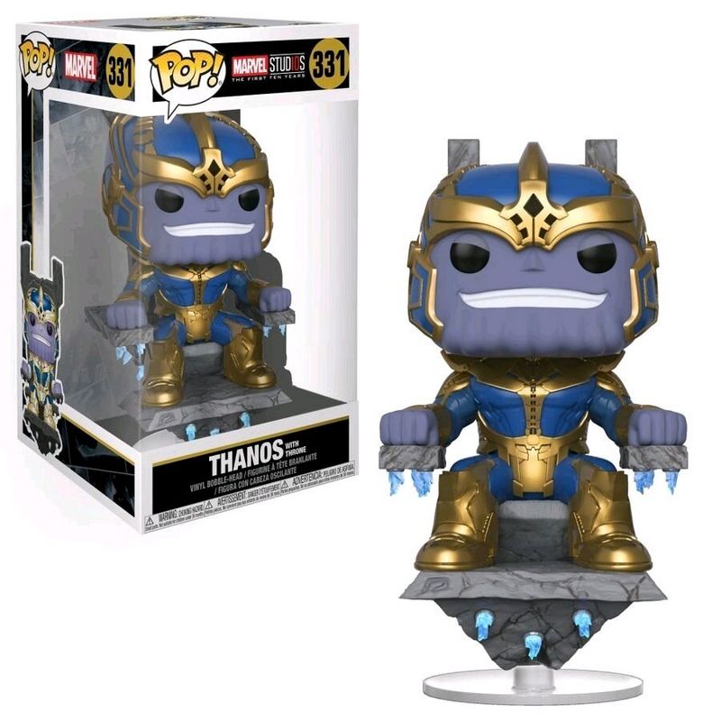 Фігурка Funko Pop Marvel Studios 10th - Thanos with Throne 8" / Фанко Поп Танос