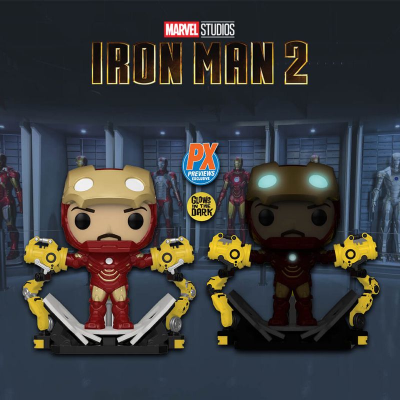 Фигурка Funko Pop Iron Man 2 (with Gantry) / Фанко Поп Железный человек