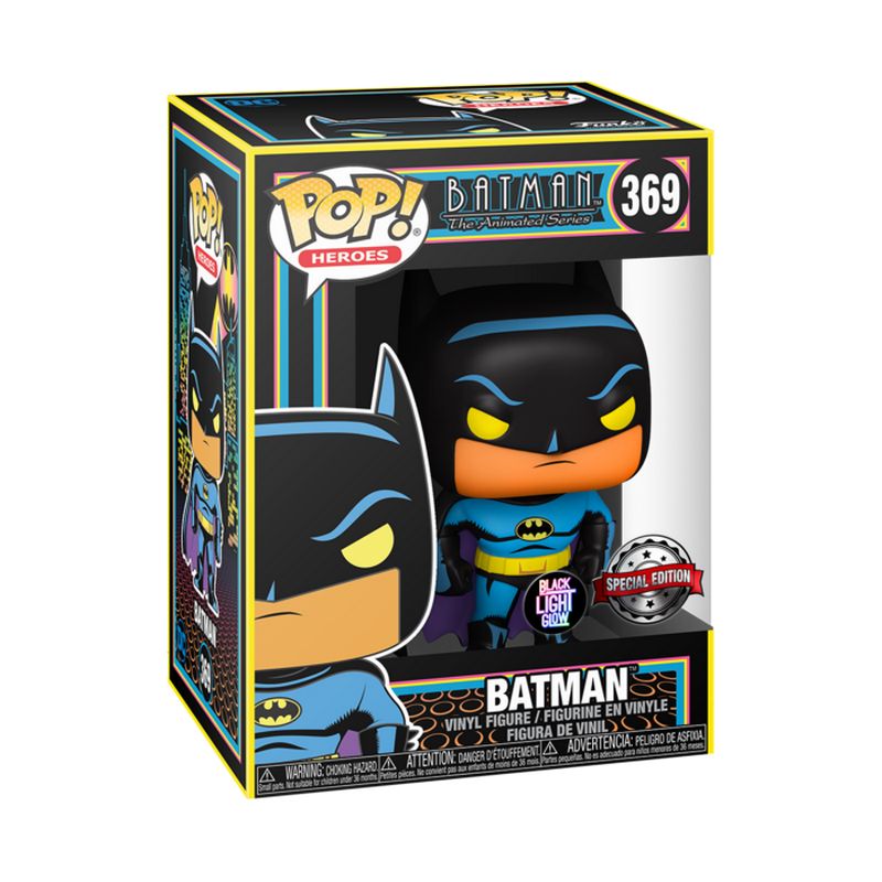 Фигурка Funko Pop Black Light Batman The Animated / Фанко Поп Бэтмен