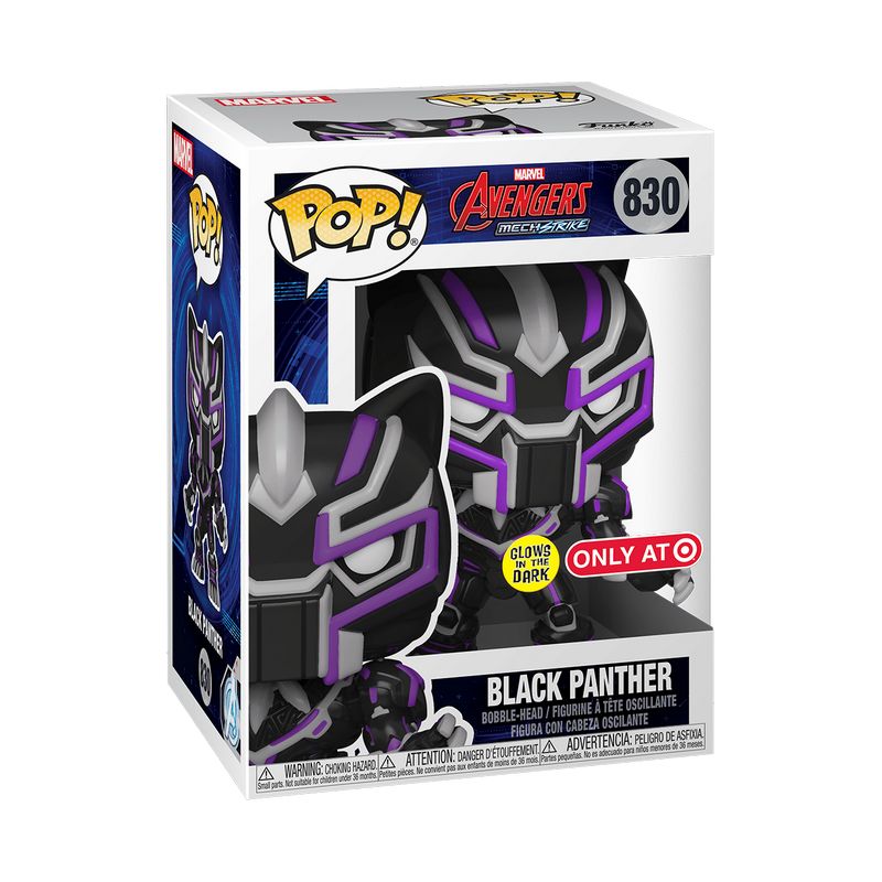 Фигурка Funko Pop Avengers Mech Strike - Black Panther #55842 / Фанко Поп Чёрная Пантера