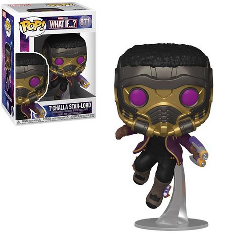 Фигурка Funko Pop What if? - T'Challa Star-Lord / Фанко Поп Что если? - Т'Чалла (Звёздный Лорд)