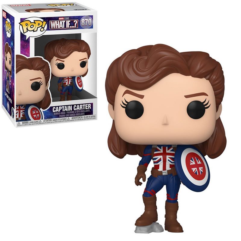 Фігурка Funko Pop What if? - Captain Carter / Фанко Піп Що якщо? - Капітан Картер