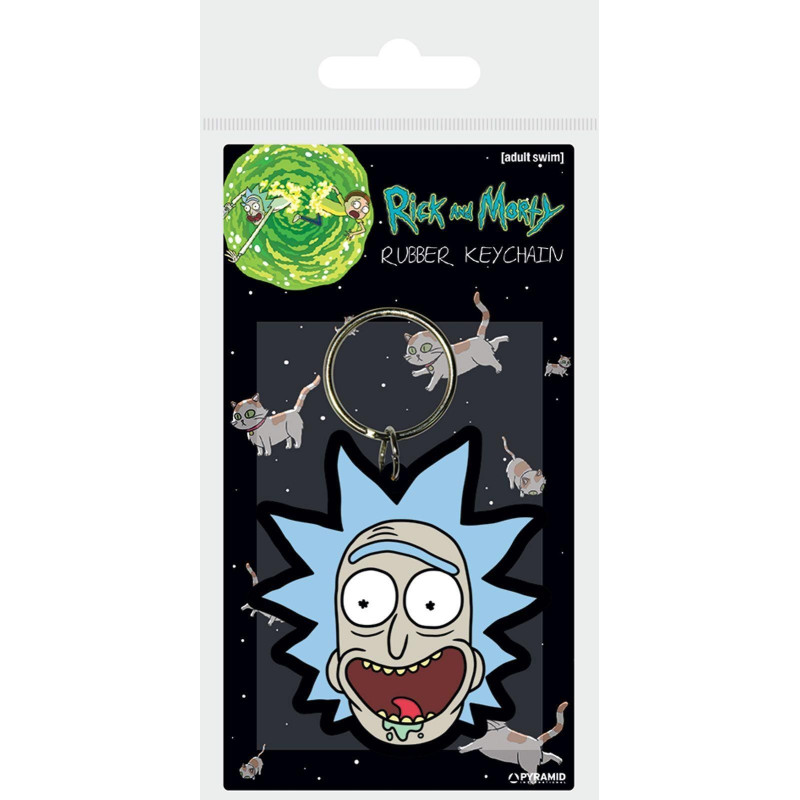 Брелок Pyramid International Keychain Rick and Morty (Crazy Smile)
