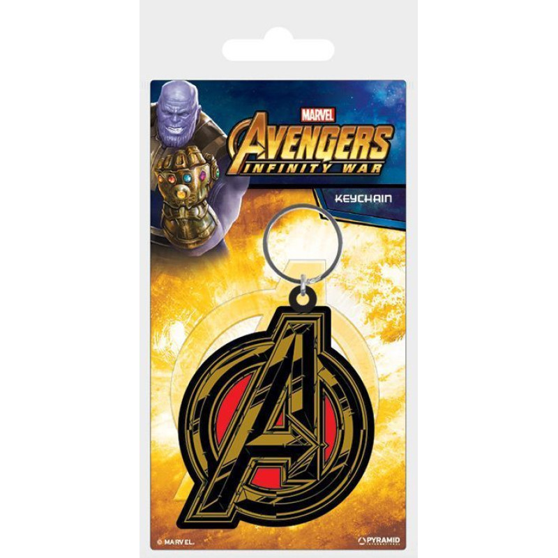 Брелок Pyramid International Keychain Marvel - Avengers Infinity War Logo