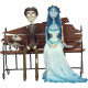 Коллекционная фигурка SDTOYS Corpse Bride - Victor and Emily