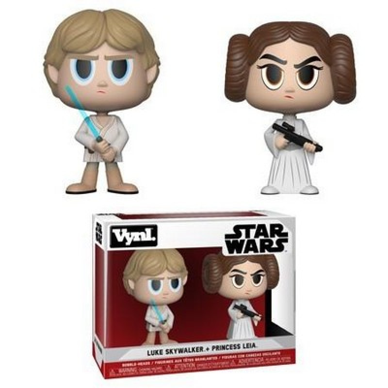 Funko Vynl: Star Wars - Princess Leia & Luke Skywalker / Фанко: Звёздные войны: Люк Скайуокер и Лея Органа