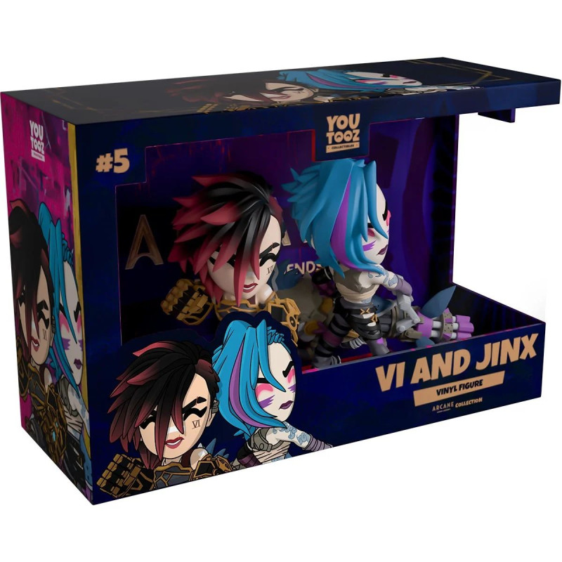 Коллекционная фигурка Youtooz Arcane League of Legends - VI and Jinx